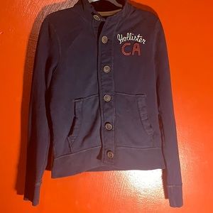 Navy blue Hollister CA jacket size medium
